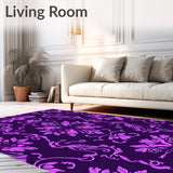 Damask Vintage Ornate Exquisite Fancy(Purple)
