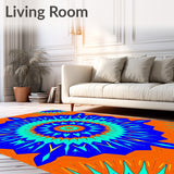 Celestial Mosaic Starburst Radiant Jewel Toned(Orange)