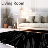 Abstract Brushstroke Artistic Flair (Black)