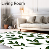 Abstract Botanical Veins with Interlocking Leaf (White)