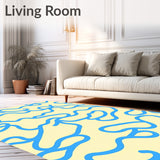 Arctic Cloud Drift Interlocking Wave Motif(Yellow)