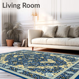 Refined Oriental Inspired with Elegant Blue and Beige(Blue)