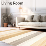 Desert Dune Horizon Non Slip Area(Beige)
