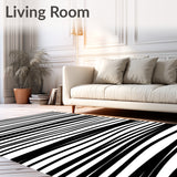 Contemporary Horizontal Band with Bold Contrast(Black)