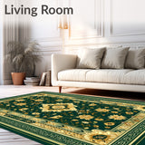 Beige & Green Waterproof Patio(Green)