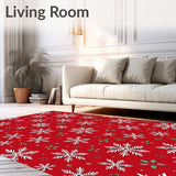 Joyful Winter Wonderland Crystal Entryway Decoration(Red)