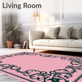 Classic Scrollwork Distressed Embellishment(Pink)