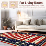 Independence Day Area Carpet(Red)