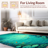 Serene Nature Inspired Playroom Delight(Green)