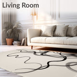 Abstract Smoke Drift Aesthetic(Black)