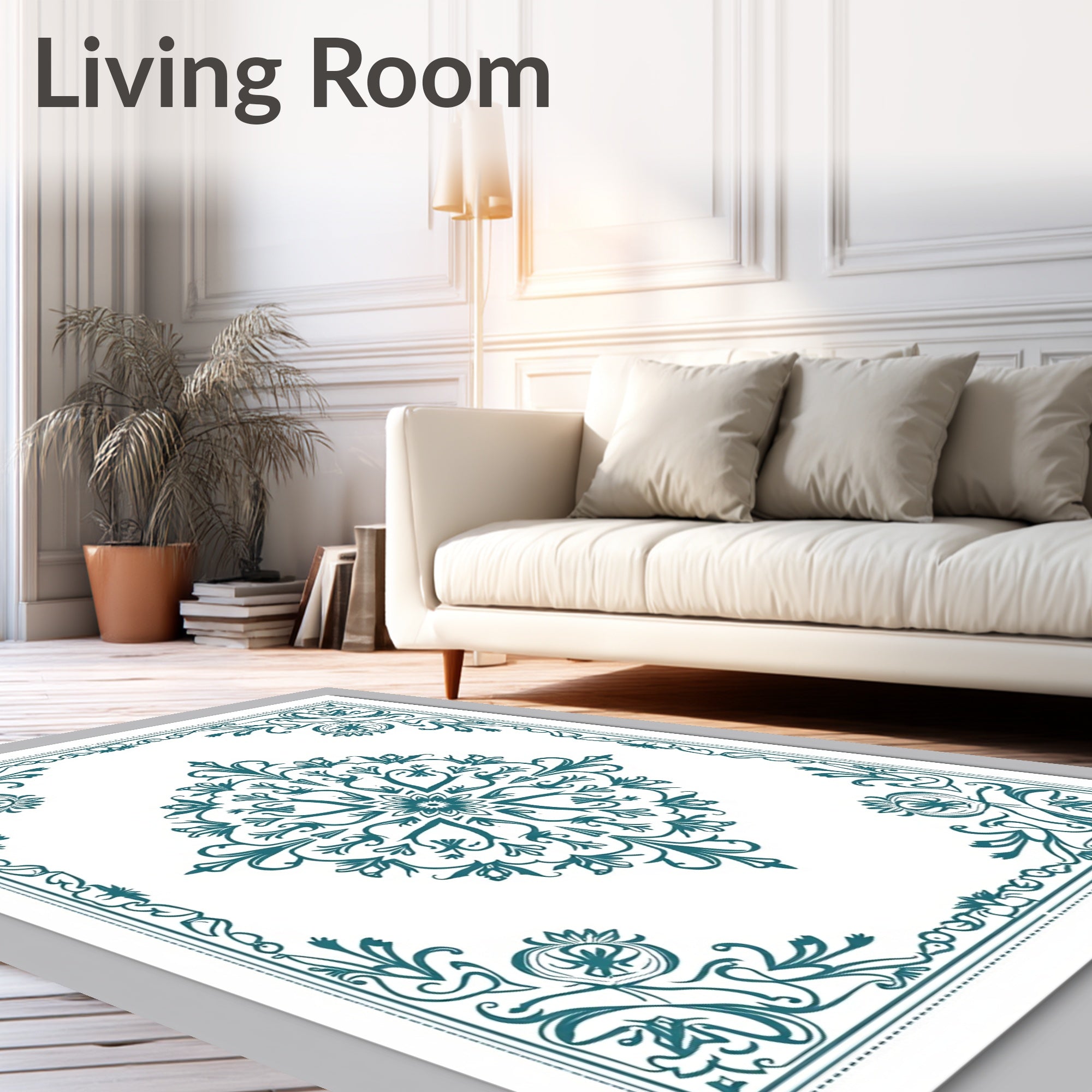 Ornate Lace Inspired Filigree with Delicate Interwoven Details (White) - ODIKA