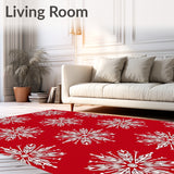 Enchanted Flurry Seasonal Accent Flooring(Red)