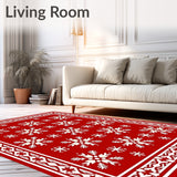 Nordic Tapestry Hearth Seasonal Decoration(Red)