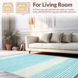 Seaside Breeze Woven Stripe Runner(Blue)