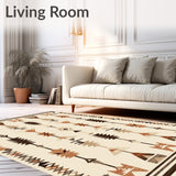 Autumn Collection with Beige and Brown Southwestern Arrow Design(Beige)