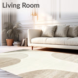 Desert Sand Ivory Beige Abstract(Beige)