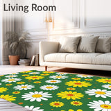 Sunshine Daisy Meadow Decorative(Green)