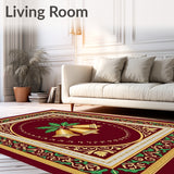 Festive Bells Holiday Semi Circle Entrance(Burgundy)