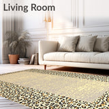 Beige Leopard Spot Design Area(Beige)