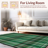 Vibrant Modern Plaid(Green)