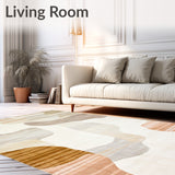 Contemporary with Abstract Lines and Neutral Contrast(Beige)
