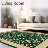 Classical with Ornamental Vine Scrollwork (Green) - ODIKA