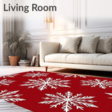 Magical Wintry Wonderland Decorative Surface Accent(Red)