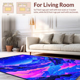 Psychedelic Colorful Planetary Landscape(Blue)