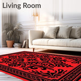 Heritage Damask Spiral Artistry(Red)