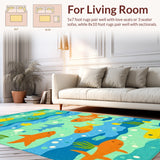 Underwater Adventure Shark Theme Area for Boys(Blue)