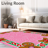 Whimsical Holiday Baking Theme Protective Surface Covering(Pink)