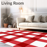 Seasonal Plaid Corridor with Timeless Buffalo Check Appeal(Red)