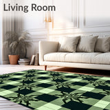 Nordic Winter Checkered Handwoven Treasure(Black)