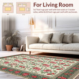 Medieval Garden Area Strawberries and Rose(White)