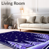 Festive Winter Wonderland featuring Enchanted Forest Scene(Blue)