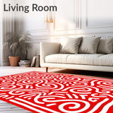 Cane Swirl Extravaganza Joyful Celebration Magnificent Display(Red)