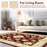 Graceful Intricate Border Accent(Red)