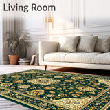 Cream Plush Area for(Dark Green)