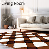 Autumn Tartan Plaid Check with Festive Details(Brown)