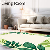 Artistic Watercolor Jungle Foliage Abstract Modern Design(Green)