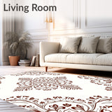 Elegant Botanical Tapestry Artisan (Brown)