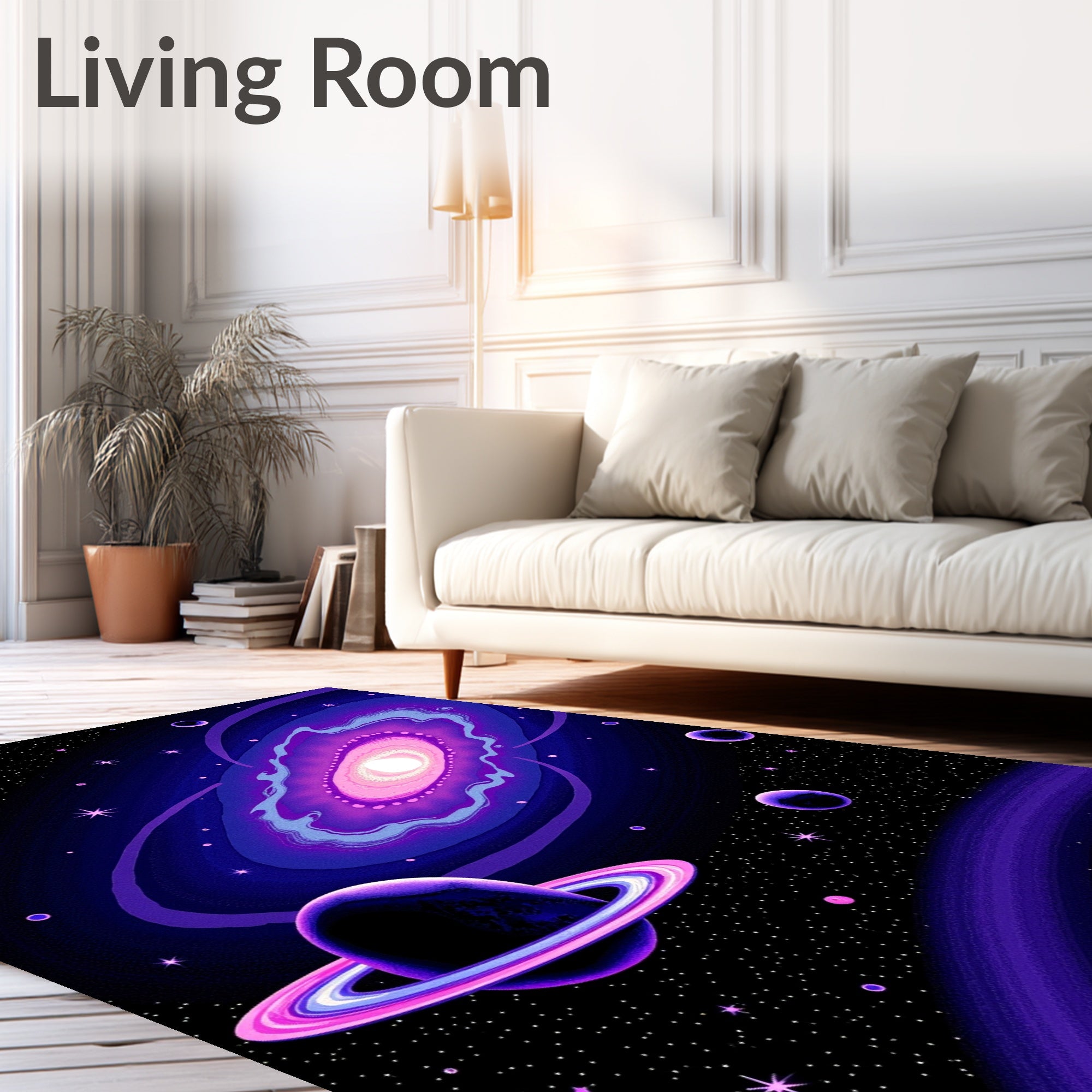 Dreamscape Astral Journey Decorative Throw (Purple) - ODIKA