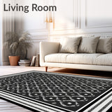 Elegant Lattice Trellis Contemporary Decorative(Black)