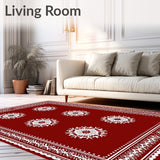 Festive Snowflake Winter Holiday Accent(Red)