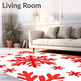 Festive Snowflake Holiday Celebration Accent(Red)