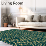 Elegant Interlocking Lattice Contemporary Stylish (Green) - ODIKA