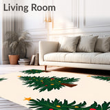 Merry Tannenbaum Entryway Accent With Decorative Bough Design(Green)