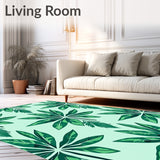 Tropical Leaf Mosaic Vibrant Accent(Green)