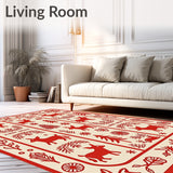 Featuring Forest Animals(Red)