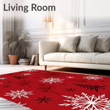 Frosty Wonderland Decorative Tapestry(Red)